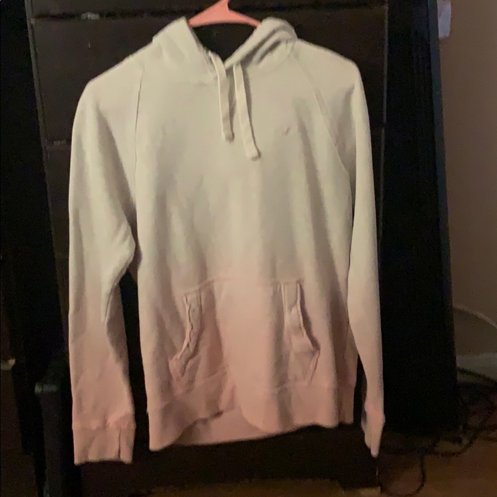 Hollister ombré pink n grey sweater